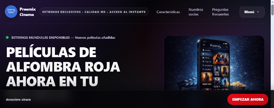 Screenshot of preemix-amazon-platform.com