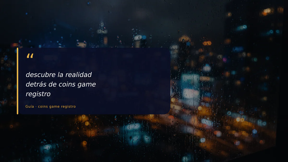 descubre la realidad detrás de coins game registro
