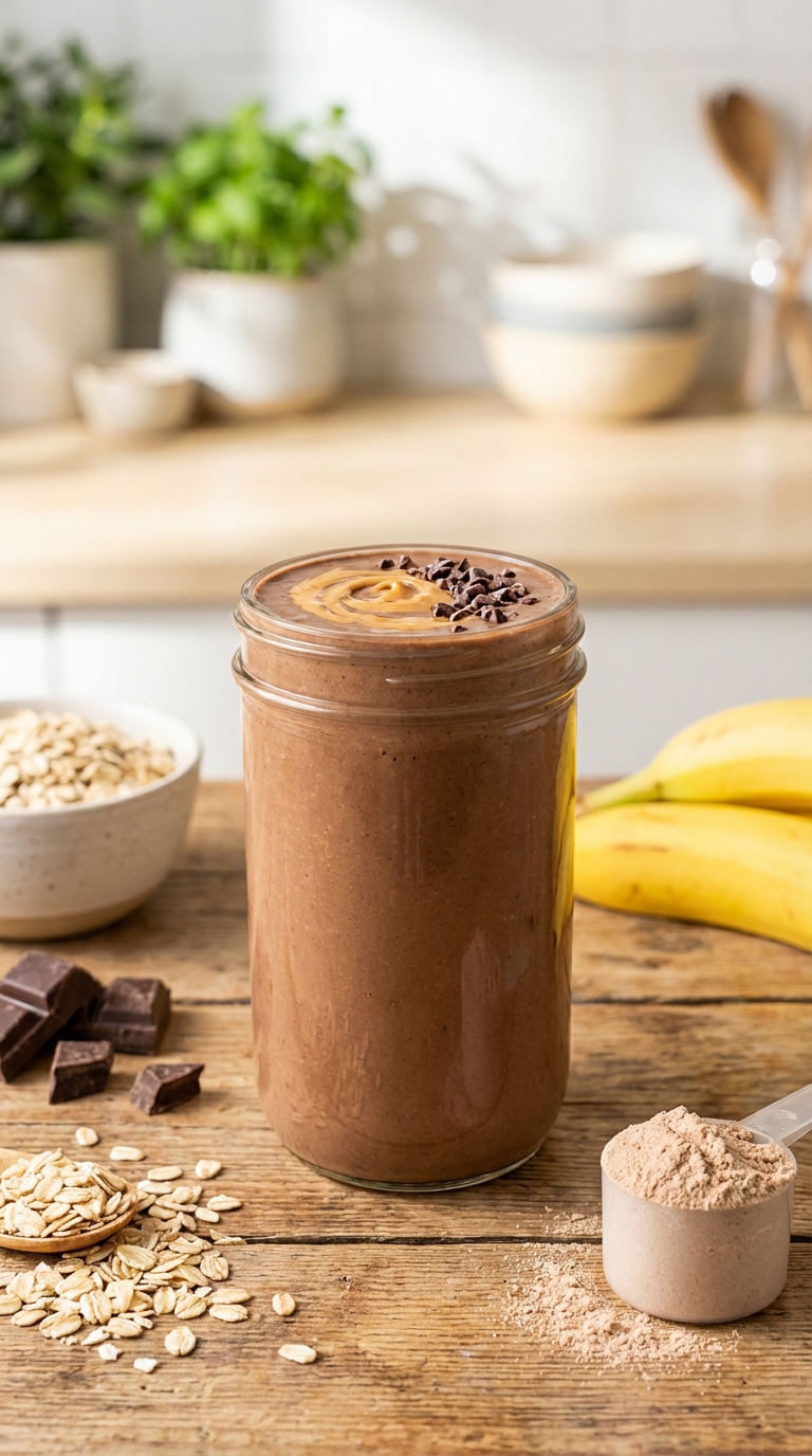 4. Chocolate Peanut Butter Protein Fix — Keeps You Full Until Lunch