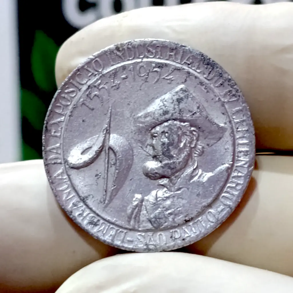 Medalha/Token de 1954 Campanha de Combate ao Câncer do IV Centenário de São Paulo