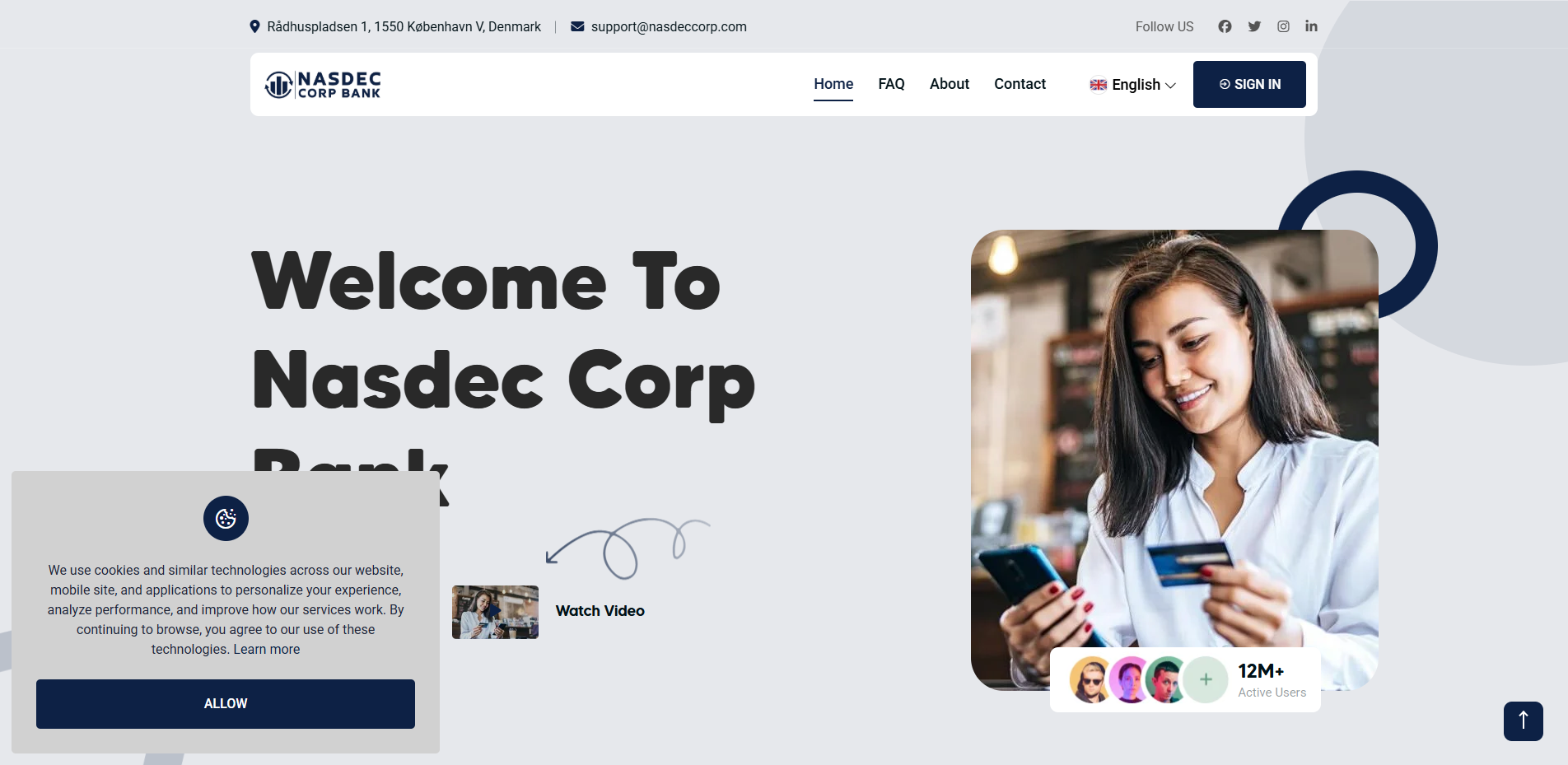 Stored screenshot of nasdeccorp.com