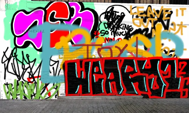 Graffiti artwork by DECAY