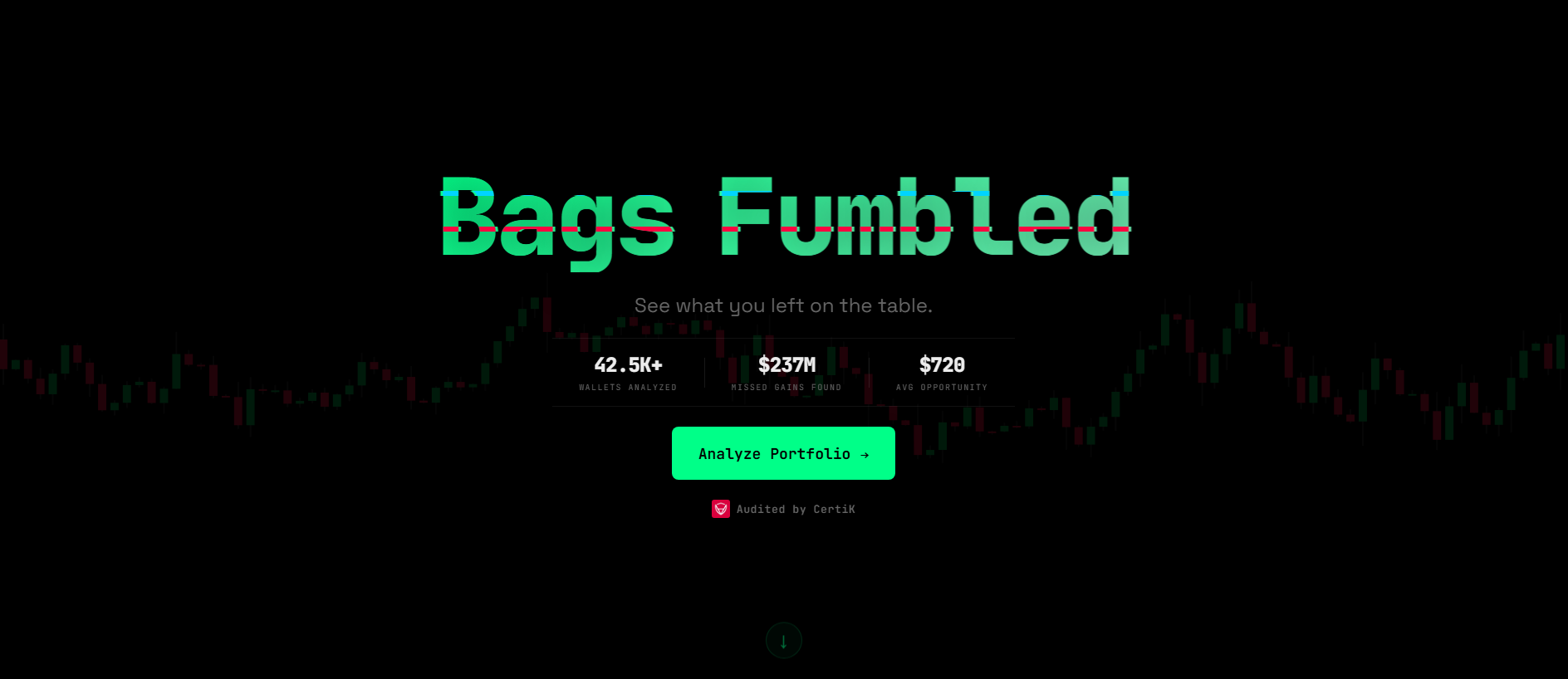 Stored capture of bagsfumbled.gg
