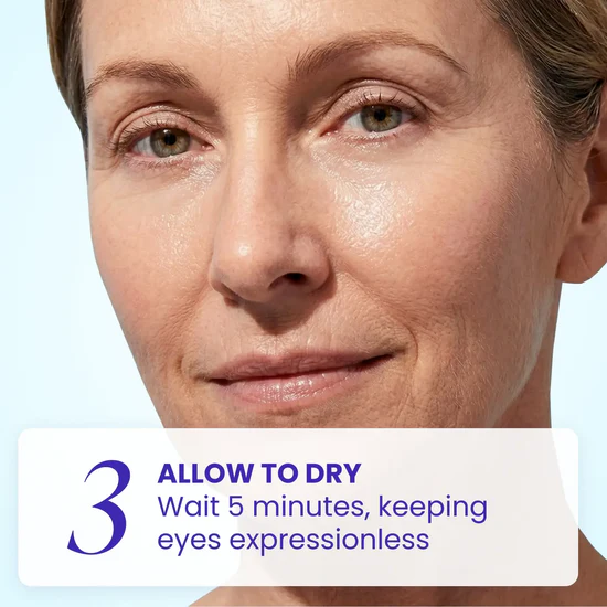 Let eye gel dry for a lifted refreshed under-eye look