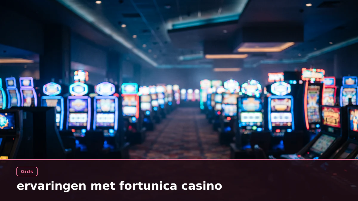 ervaringen met fortunica casino