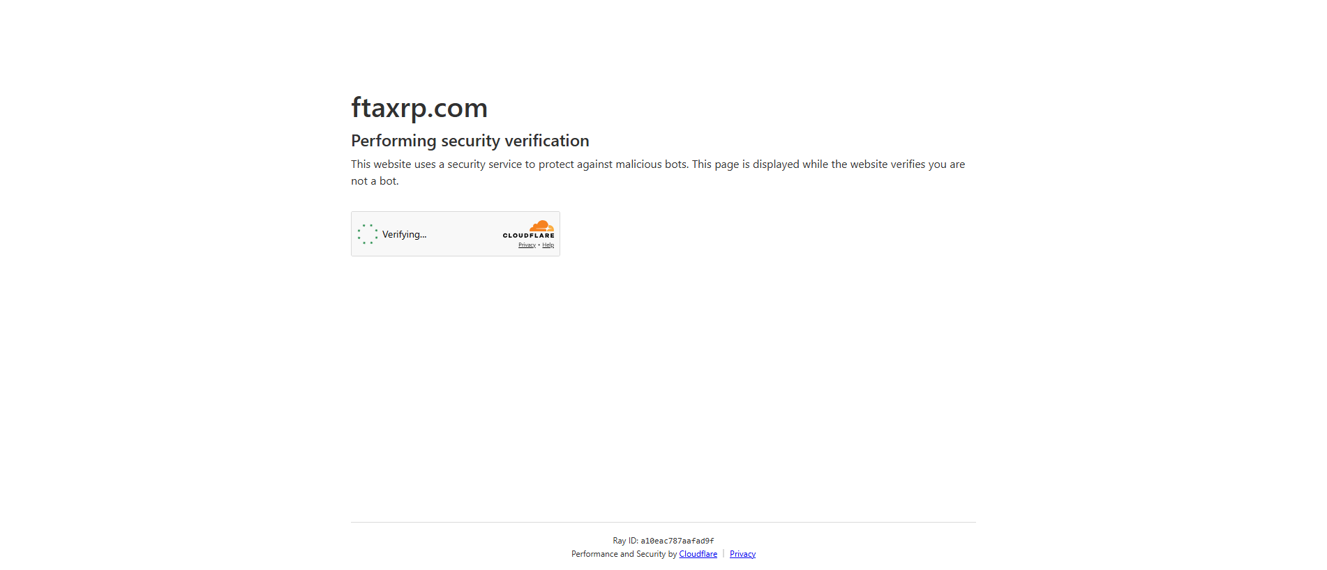 Screenshot of ftaxrp.com