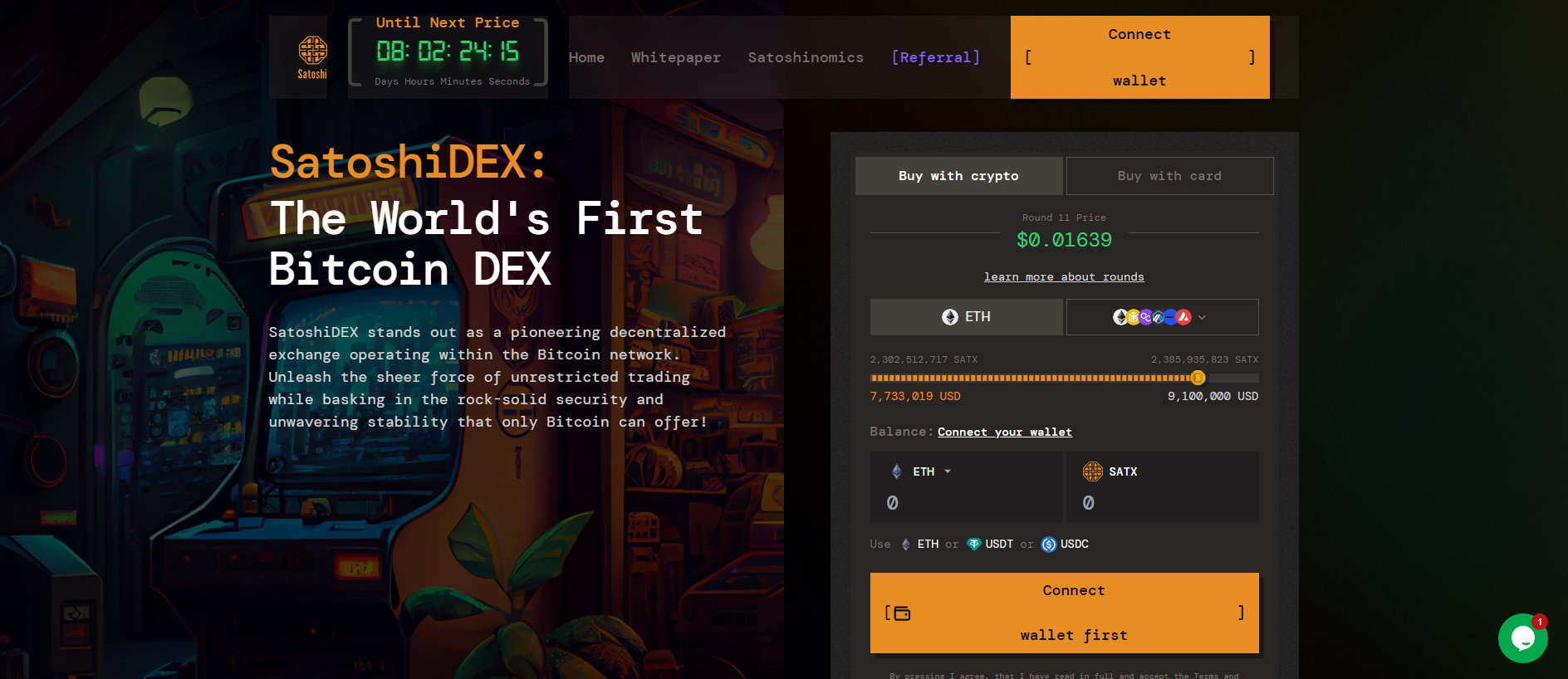 Stored capture of apps-satoshidex-io.pages.dev