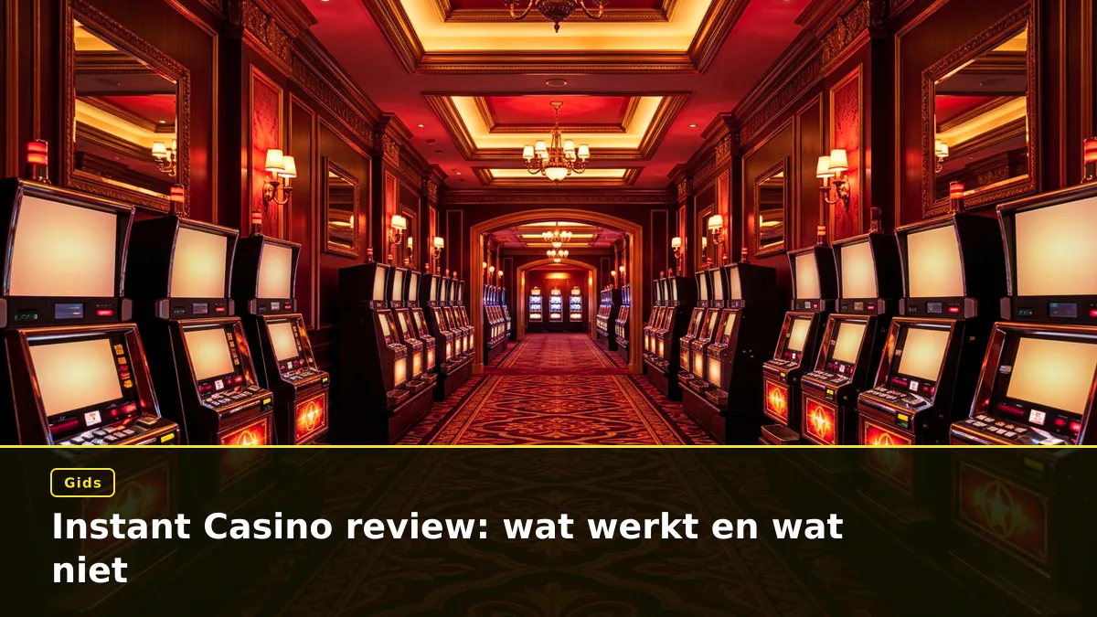 Instant Casino review: wat werkt en wat niet