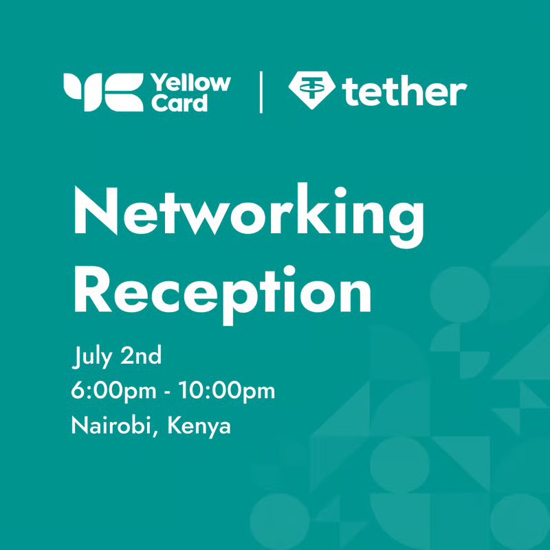 Yellow Card and Tether Logo