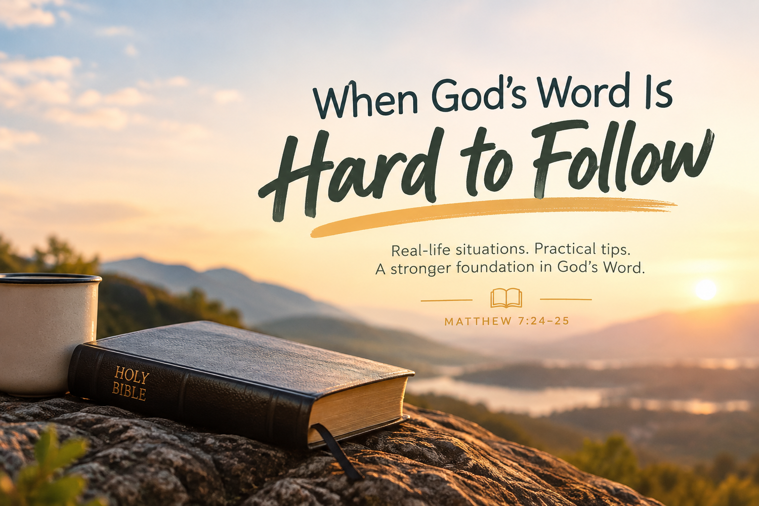 When God’s Word Is Hard to Follow