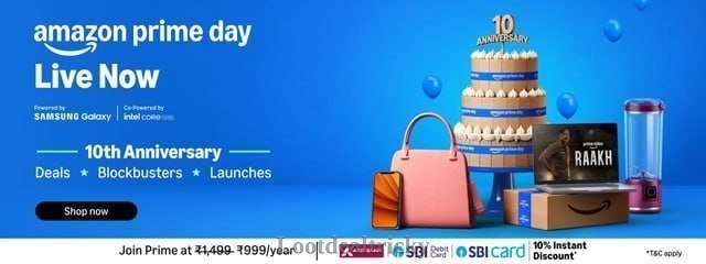 Live Prime Day – Mind-Blowing Saving @ 10