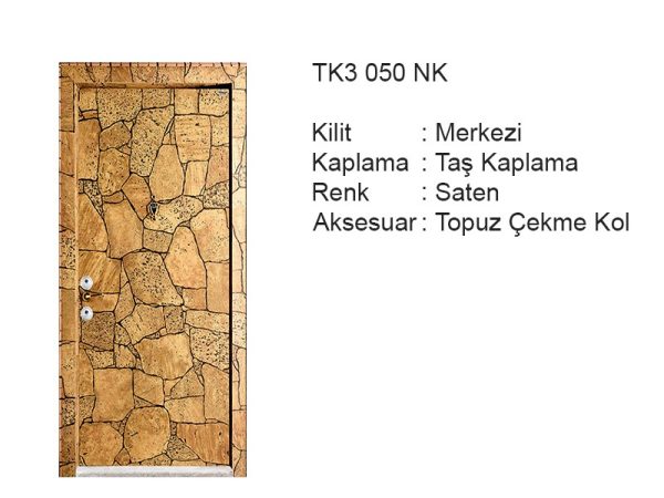 Steel door TK3 050 NK