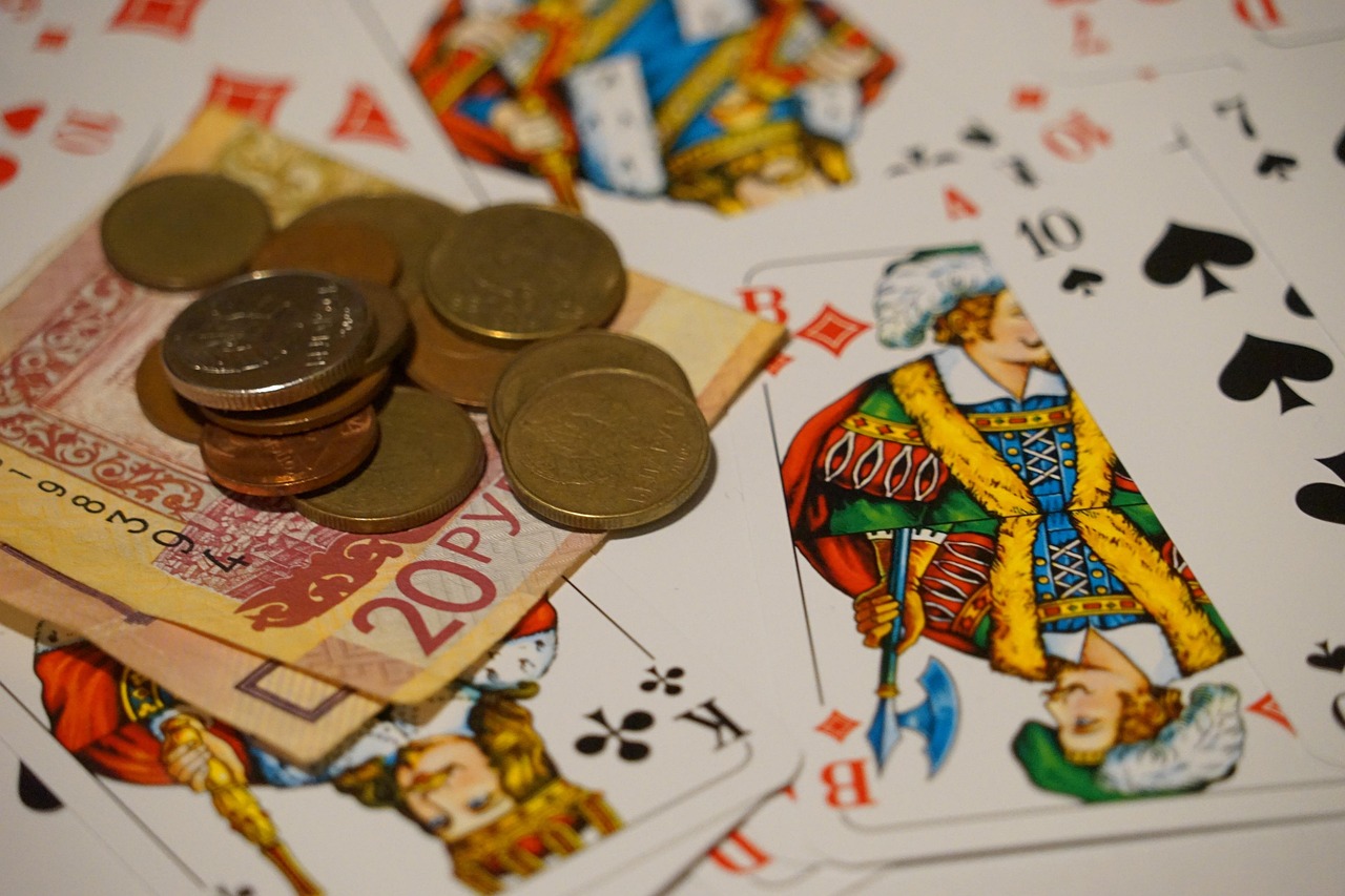 Schweizer Casino Poker am Spieltisch mit Chips