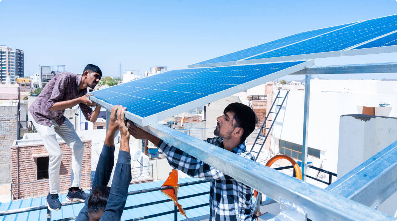 Professional rooftop solar system