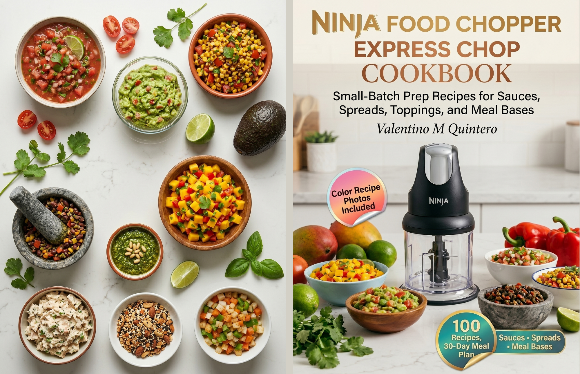 Ninja Food Chopper Express Chop Cookbook cover