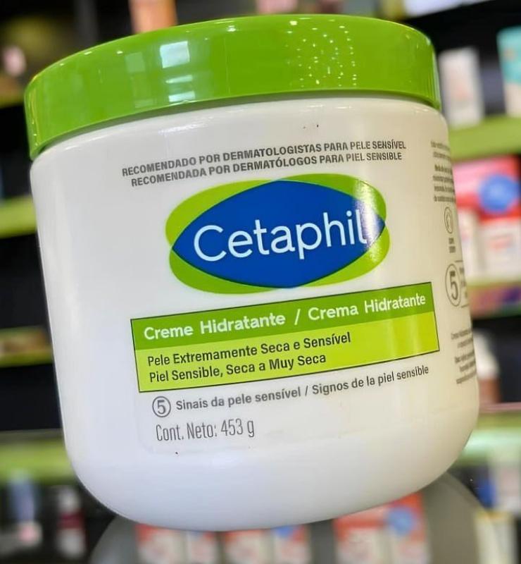 Creme Corporal Hidratante Cetaphil 453 G | Pele Sensível, Seca A Muito Seca | Hidratação De 48 Horas | Niacinamida E Pantenol (provitamina B5) Neutra