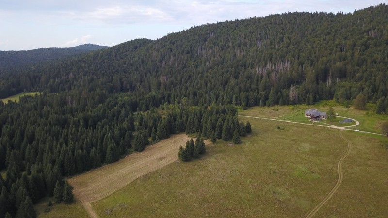Čorkova Uvala aerial photo