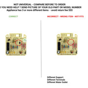WPW10476828 Correct incorrect
