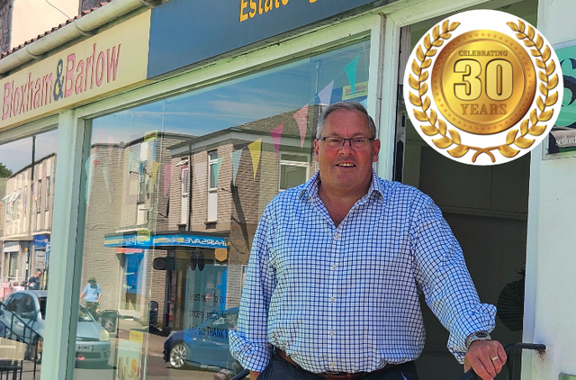 Bloxham & Barlow storefront on Worle High Street &mdash; hero image placeholder