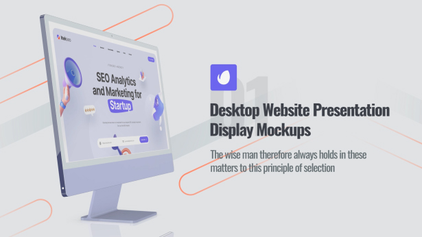Web Promo Desktop Mockup
