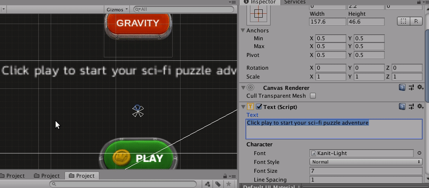 Unity: text is clear in editor but blurry in game - Stack Overflow