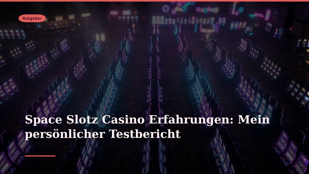 Space Slotz Casino Erfahrungen: Mein persönlicher Testbericht