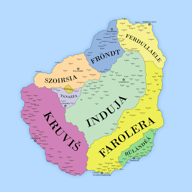 Farfadillis Political Map