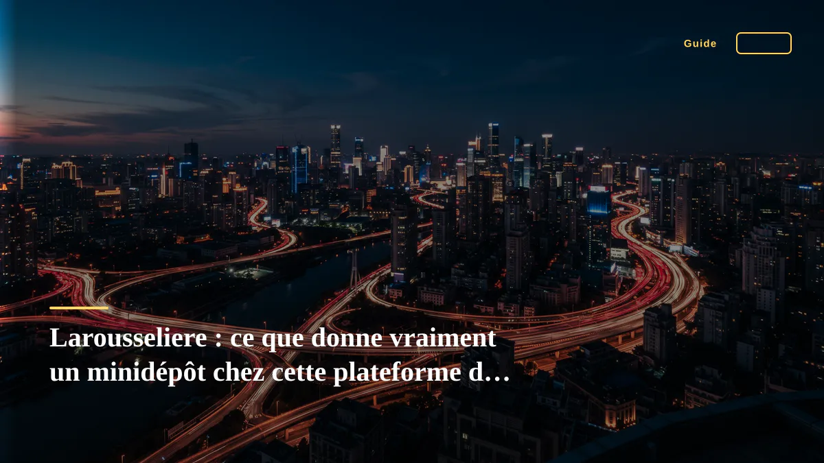 Larousseliere : ce que donne vraiment un minidépôt chez cette plateforme de paris