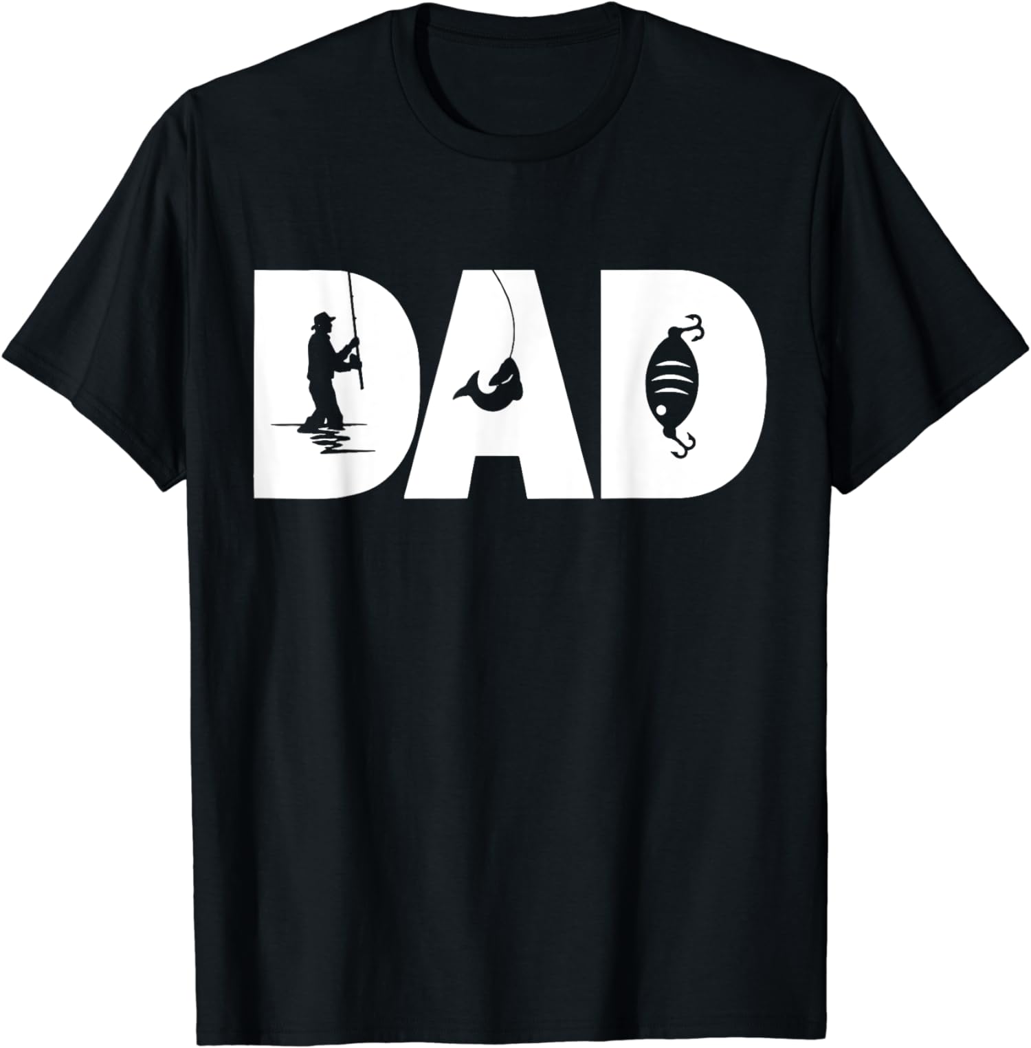 Fisherman Dad Fishing Daddy Father Fish Lover Unisex T-Shirt