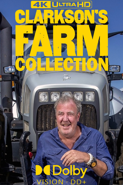 Clarkson's Farm Collection, 4K, DOLBY VISION, COMPLETE, SEASONS, BOX, POSTER, COVER, ART