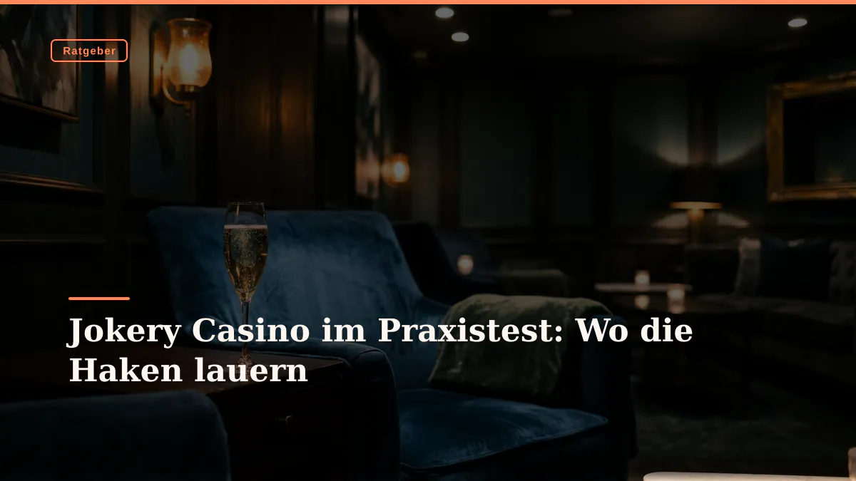 Jokery Casino im Praxistest: Wo die Haken lauern