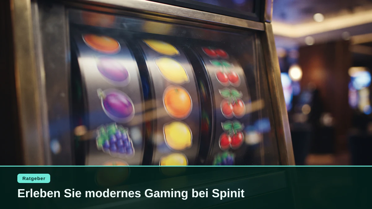Erleben Sie modernes Gaming bei Spinit