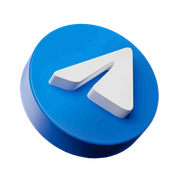 Telegram-Circle-Buttor-Icon-3d-logo