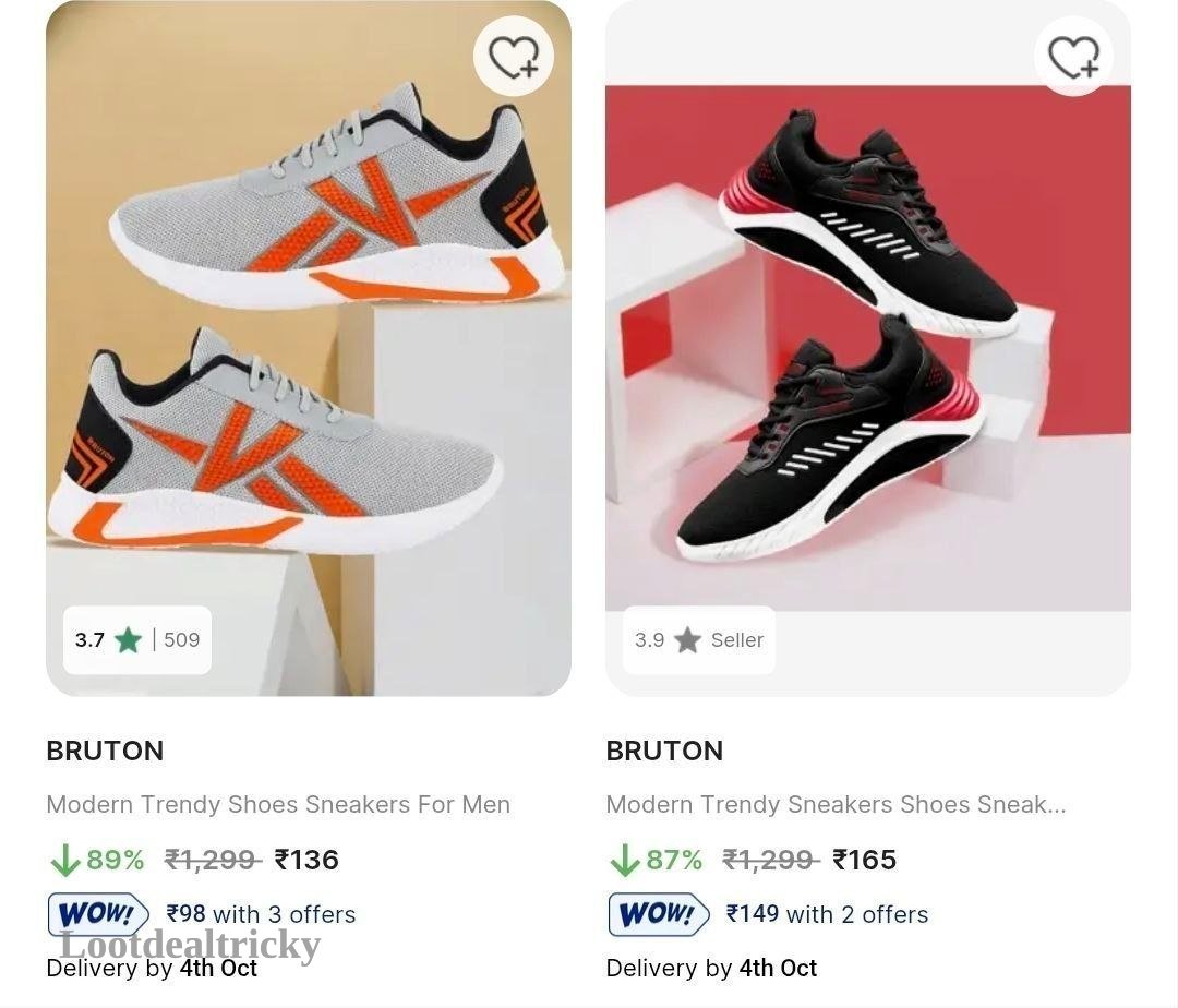 Shoes Flipkart 136 – Just ₹136 | Loot Ka Maal