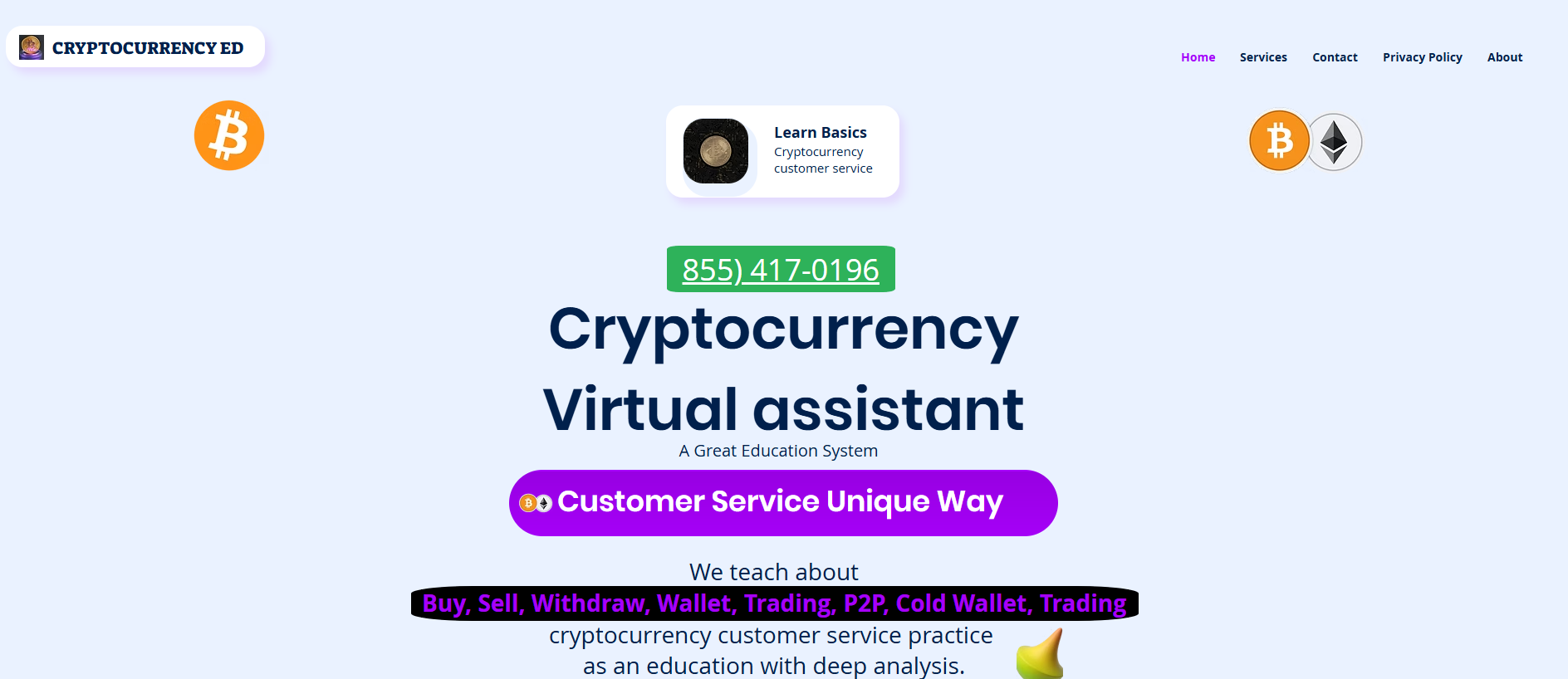 Forensic screenshot of coinbasetrading.online showing the phishing page layout