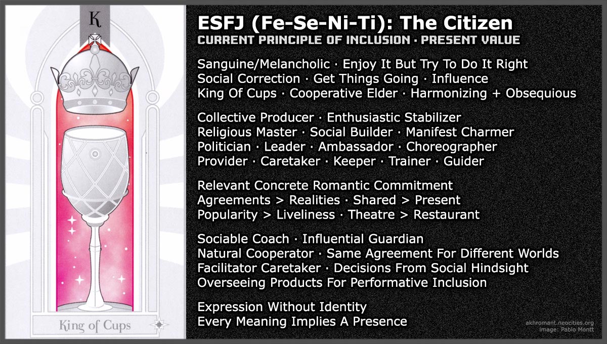 ESFJ (Fe-Se-Ni-Ti)