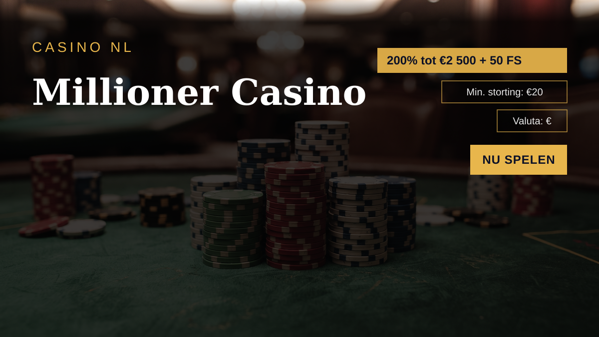 Millioner Casino � welkomstbonus 200% tot �2 500 + 50 FS, betalingen: Skrill, Neteller, MiFinity, Bitcoin, Ethereum