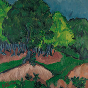 Пейзаж с каштаном 1913
