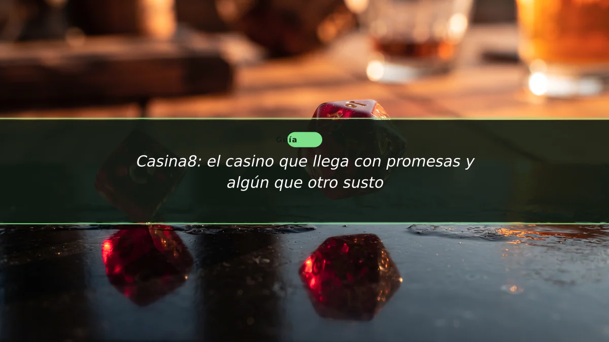 Casina8: el casino que llega con promesas y algún que otro susto