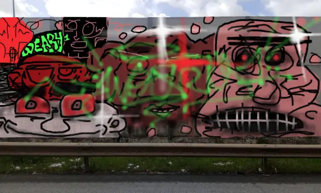 Graffiti artwork by DECAY