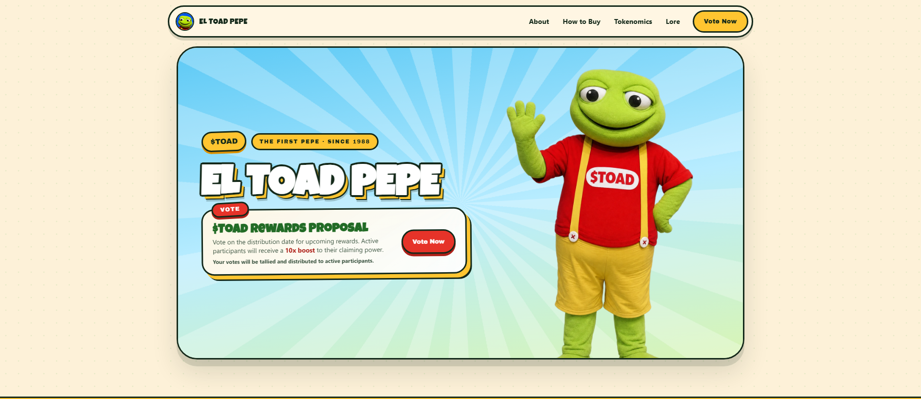 Stored capture of toad-proposal.xyz