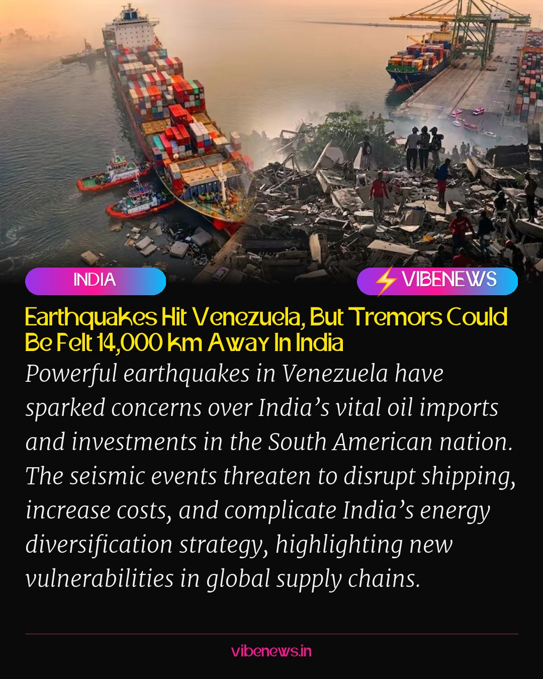 Earthquakes Hit Venezuela, But Tremors Could Be Felt 14,000 km Away In India