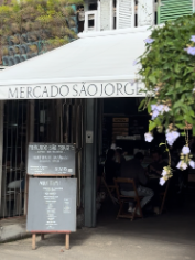 Fachada da loja da Terra Maya no Mercado São Jorge, no Centro de Florianópolis