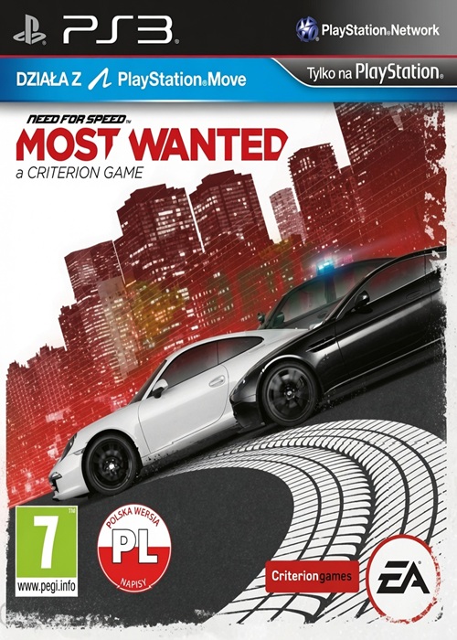 Need for Speed: Most Wanted (2012) PS3 -SPLiT / Polska wersja językowa