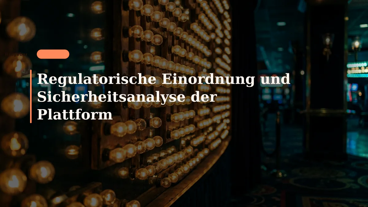 Regulatorische Einordnung und Sicherheitsanalyse der Plattform