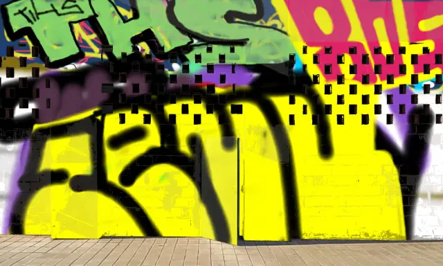 Graffiti artwork by Tenker1