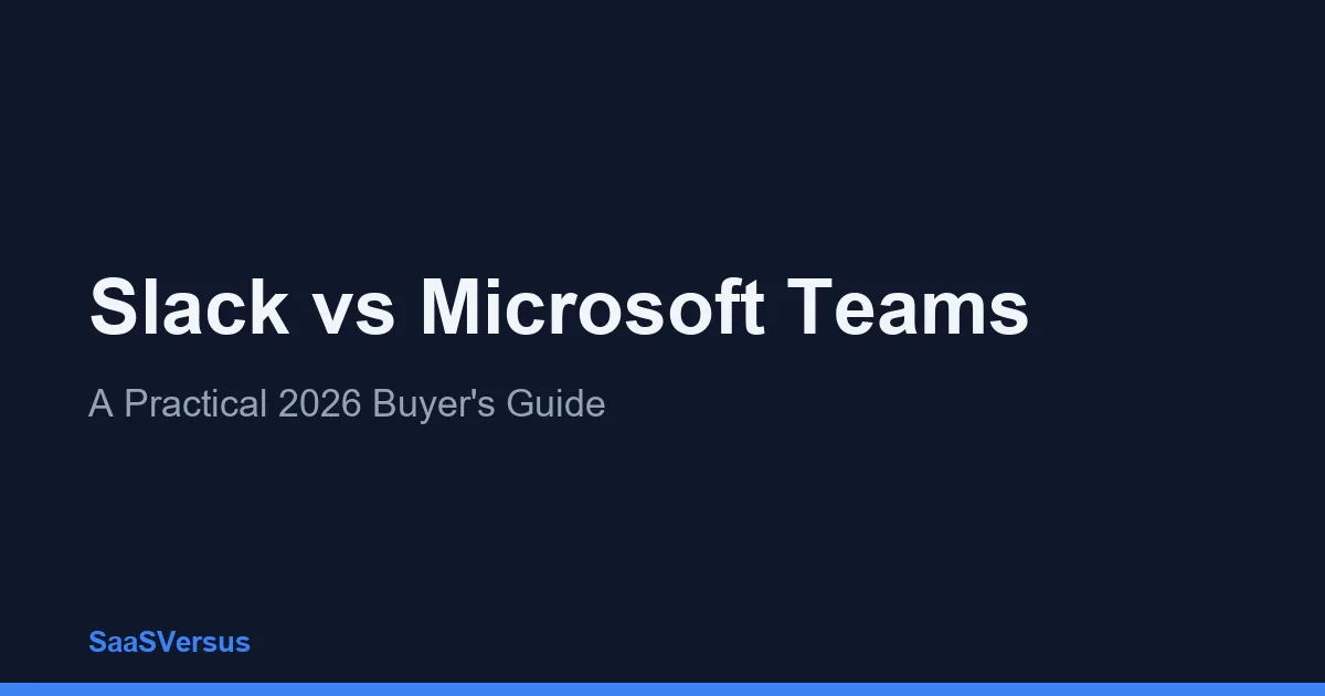 Slack vs Microsoft Teams