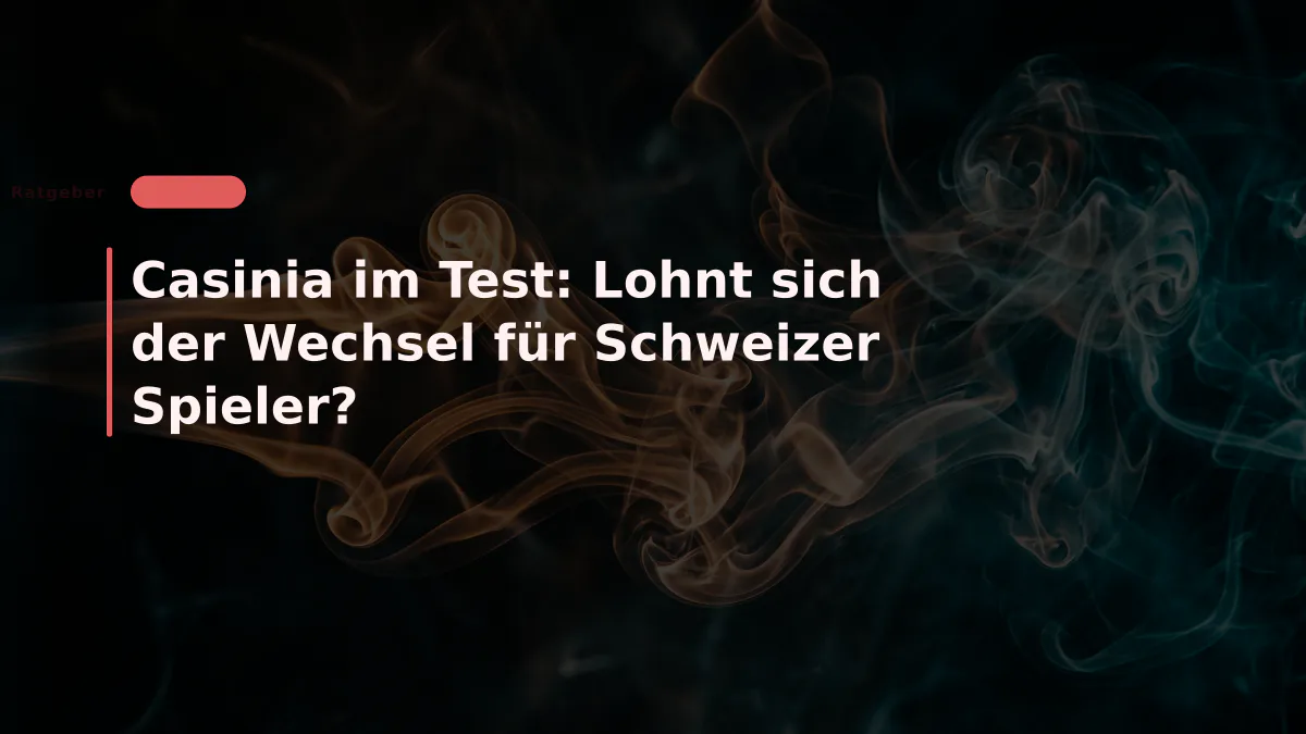 Casinia im Test: Lohnt sich der Wechsel für Schweizer Spieler?
