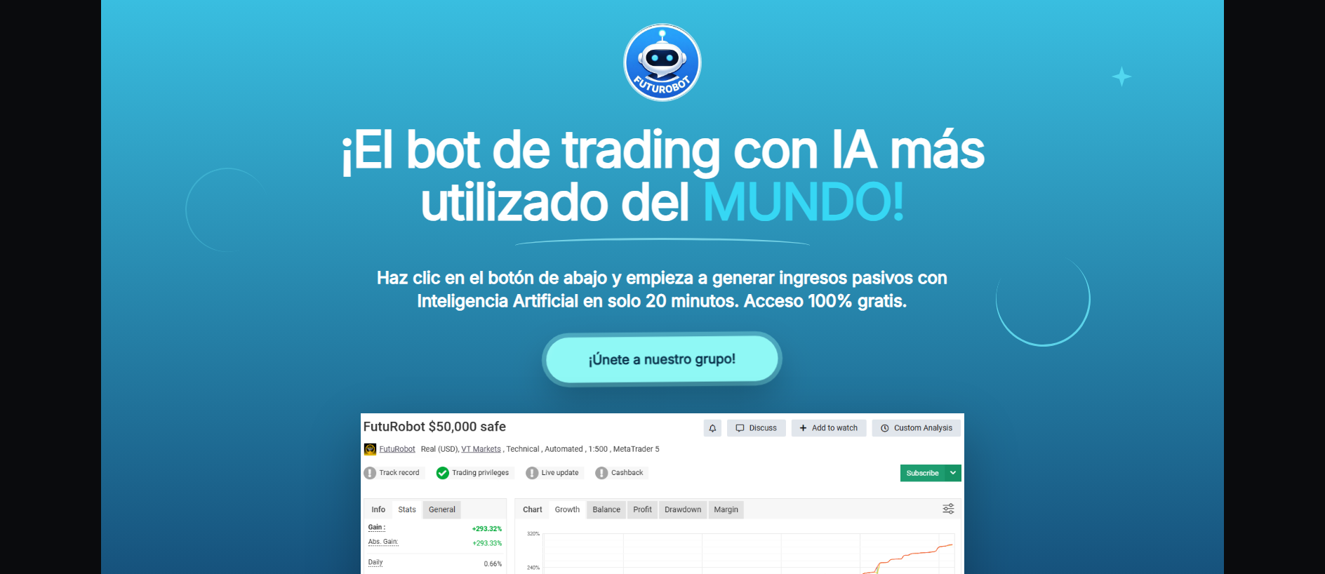 Screenshot of botfuturo.com