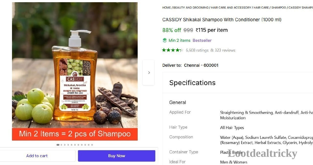   shikakai Shampoo With – Just ₹115 | Huge Savings Offer